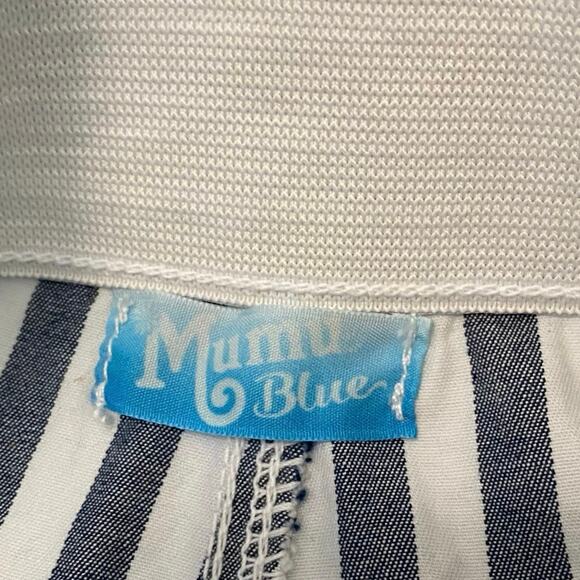 Show Me Your Mumu Blue Berkeley Flare Pants Sz  Medium Bellbottom boho festival - Picture 4 of 11